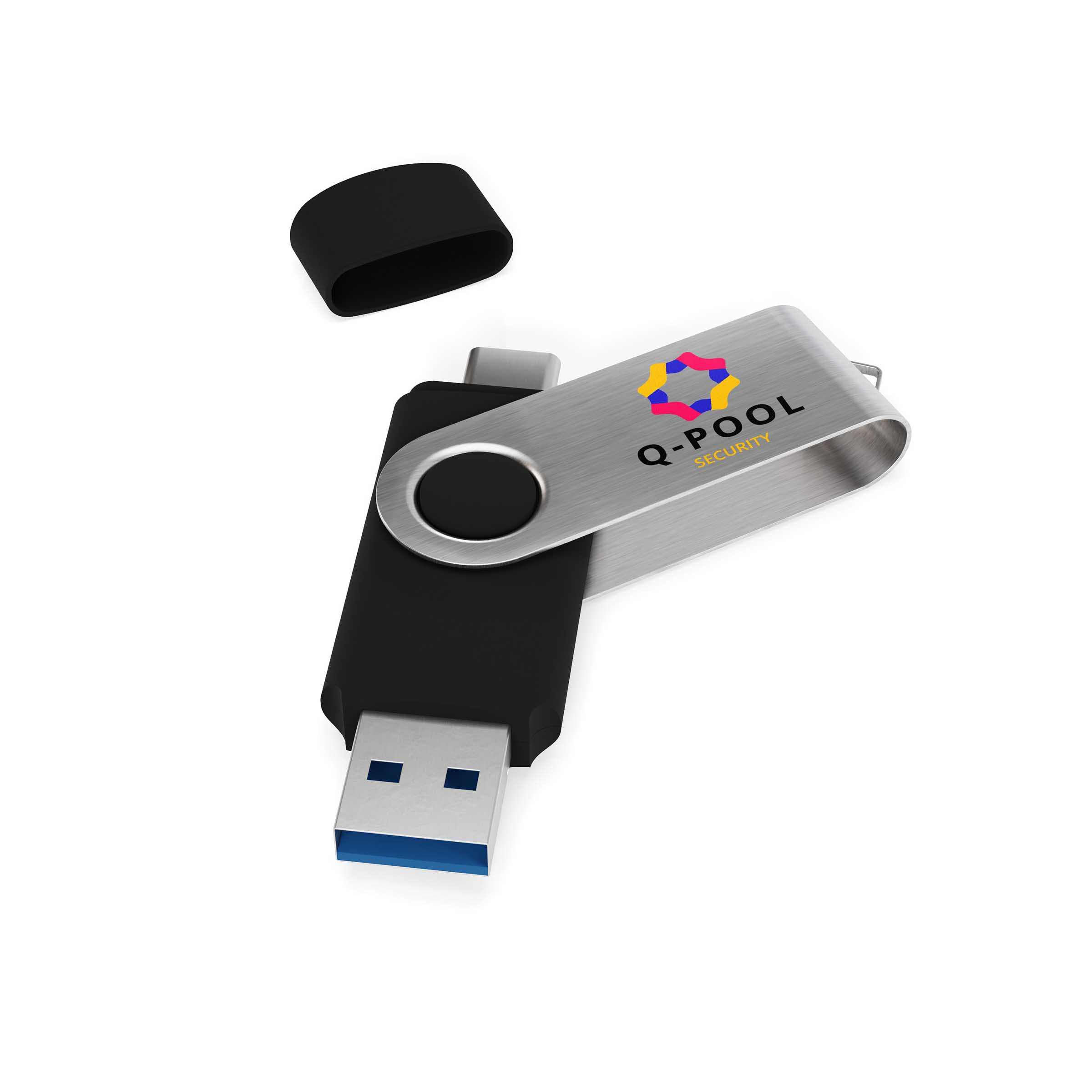 USB Twister A en C 3.0, 25 stuks