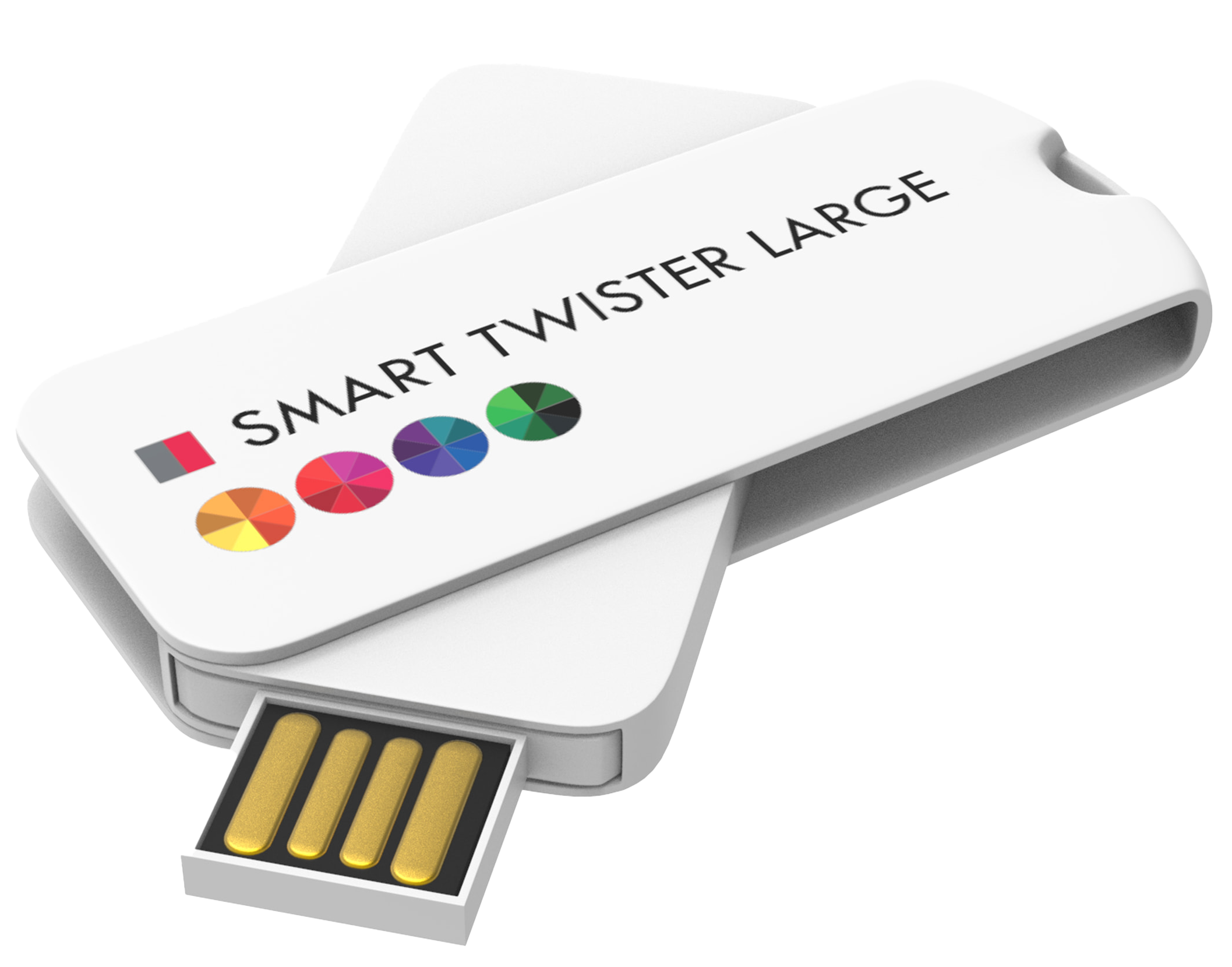 USB smart twister large 2 GB - 25 stuks