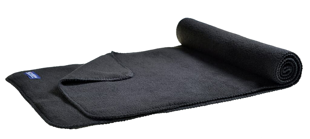 fleece sjaal luxe zwart, 250 stuks