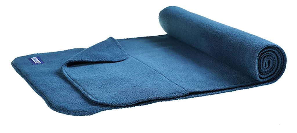 fleece sjaal luxe navy, 25 stuks